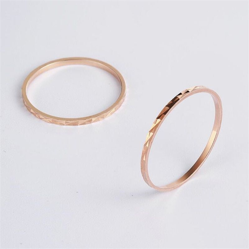 Ataullah  Simple 925 Sterling Silver Rings for Women Silver Ring for Any Occasion Christmas Gift for Girl Size 3.5-9.5 RWD844
