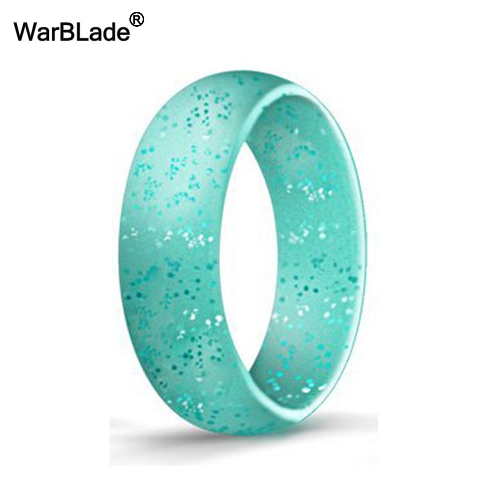 4-10 Size 5.7mm Food Grade FDA Silicone Finger Ring For Men Women Wedding Jewelry Hypoallergenic Crossfit Flexible Rubber Ring