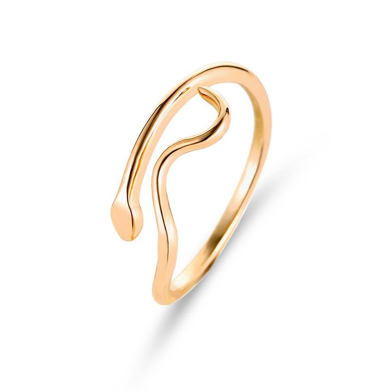 2019 White Cubic Zircon Fish Adjustable Ring Fairy Tale Dream Rings for Woman Fashion Jewelry Engagement Ring for Female