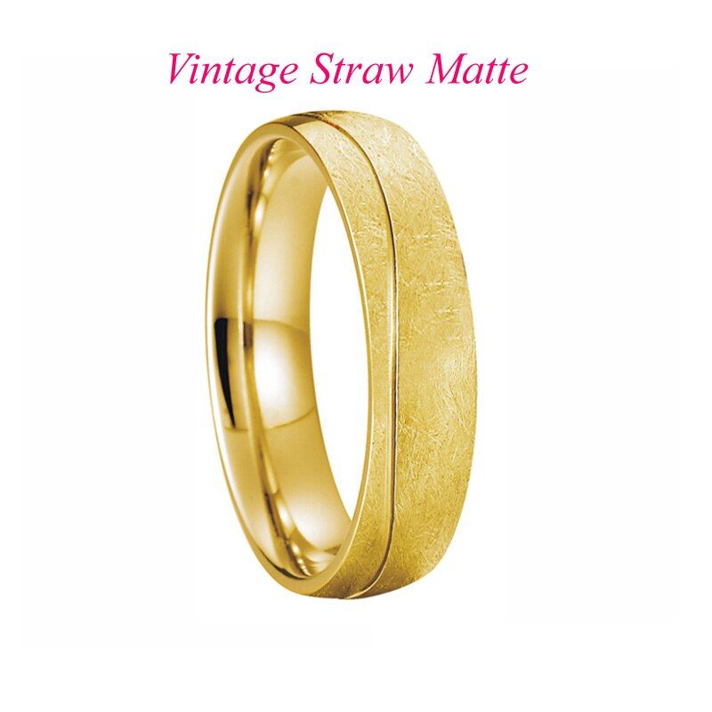 Love Alliance Wedding Band Anniversary Ring Men Yellow Rose Gold Silver color Promise Jewelry Engagement Couple Rings for women