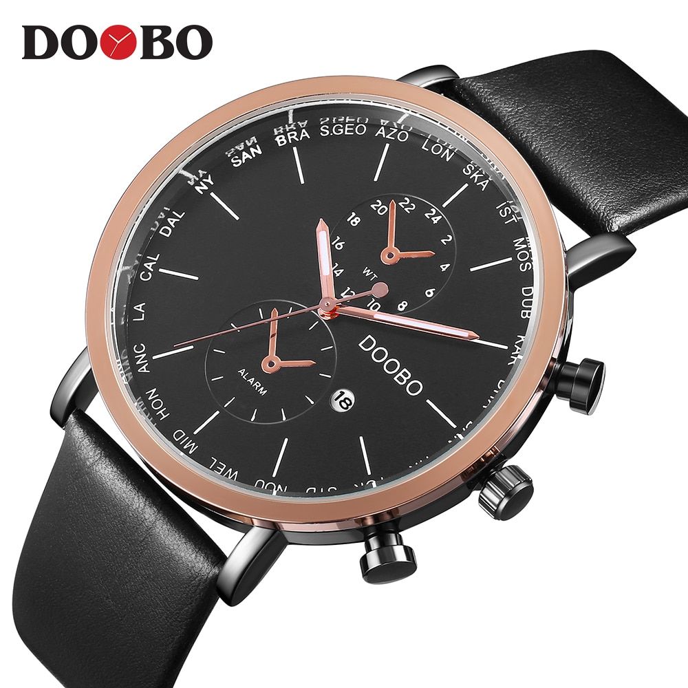 8225 Men Military sport Quartz Watches Mens Brand Luxury Leather Strap Waterproof Male Clock Wristwatch Relogio Masculino