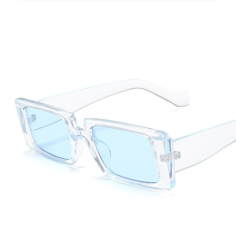 Blue2020 Square Sunglasses Men Women Luxury Brand Travel Small Rectangle Sun Glasses Eyewear Vintage Retro Sunglasses Oculos Femme