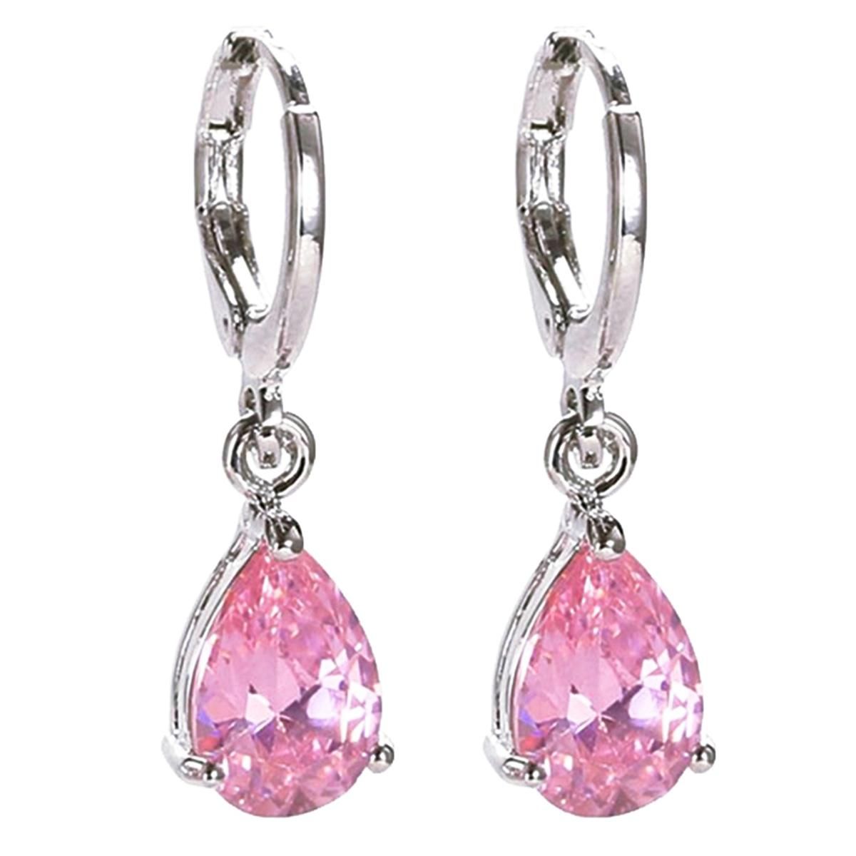 Rhinestone Earrings Hypoallergenic Dating Banquet Party Earrings