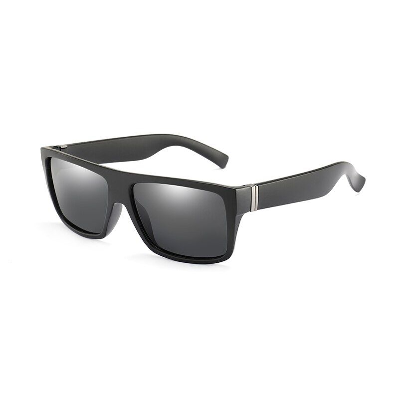 KP1048-C1Square Sunglasses Men Polarized Fishing Driving Sport Polaroid Sun Glasses for Men Male UV400 Black Eyewear Accessories