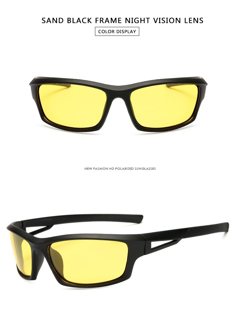 night visionLongKeeper Polarized Sunglasses Men Women Mirror Oval Driving Goggle Fashion Brand Designer Sport Sun glass UV400