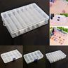 Porle 10/15/24 Compartment Dethable Jewelry Bead Storage Case Organizer Box