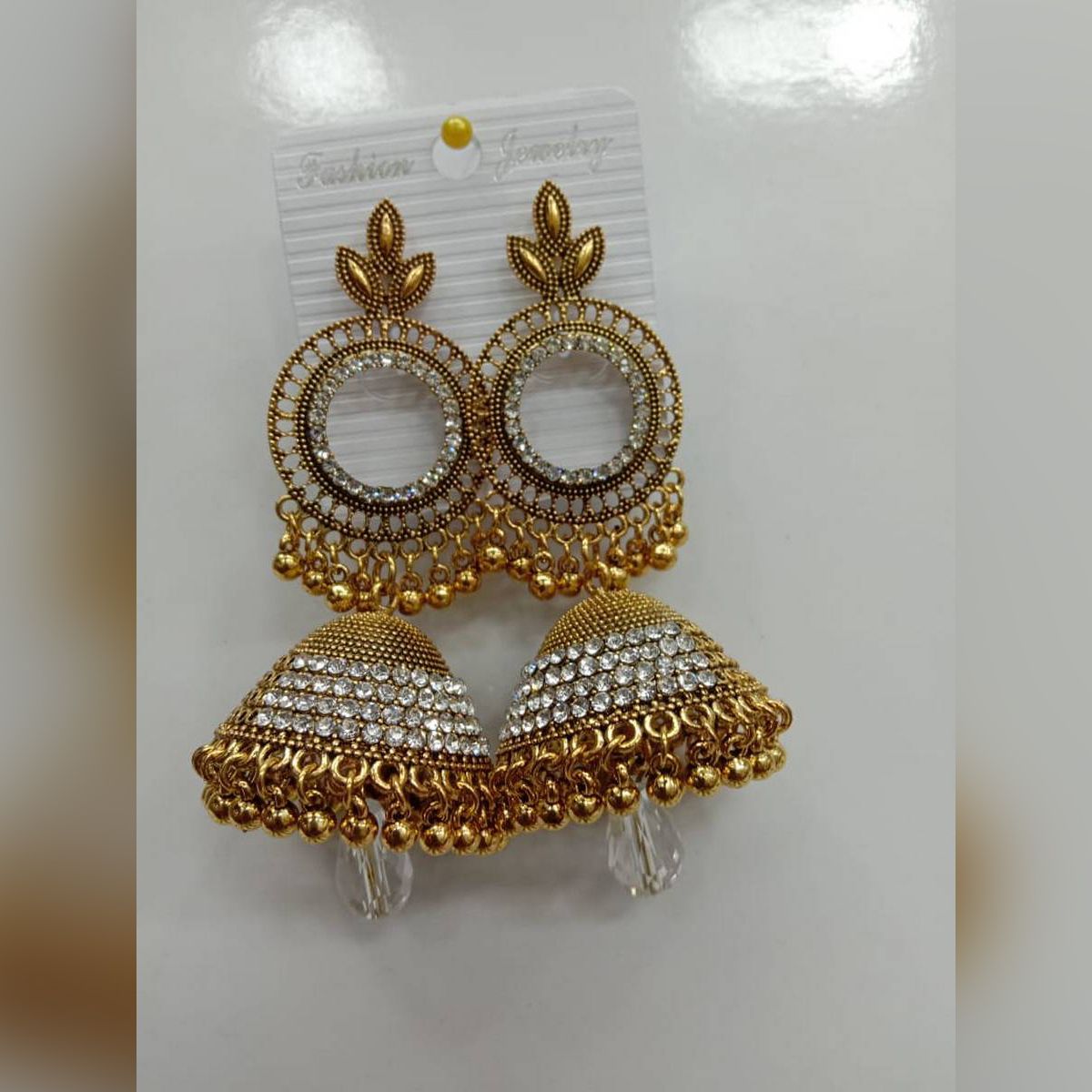 Indian Antique Metal Jhumko Earring for Women
