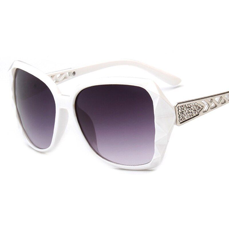 WhiteLongKeeper 2020 Vintage Big Frame Sun Glasses Women Luxury Brand Gradient Lens Driving Sunglasses Travel UV400 Cheap Eyewear