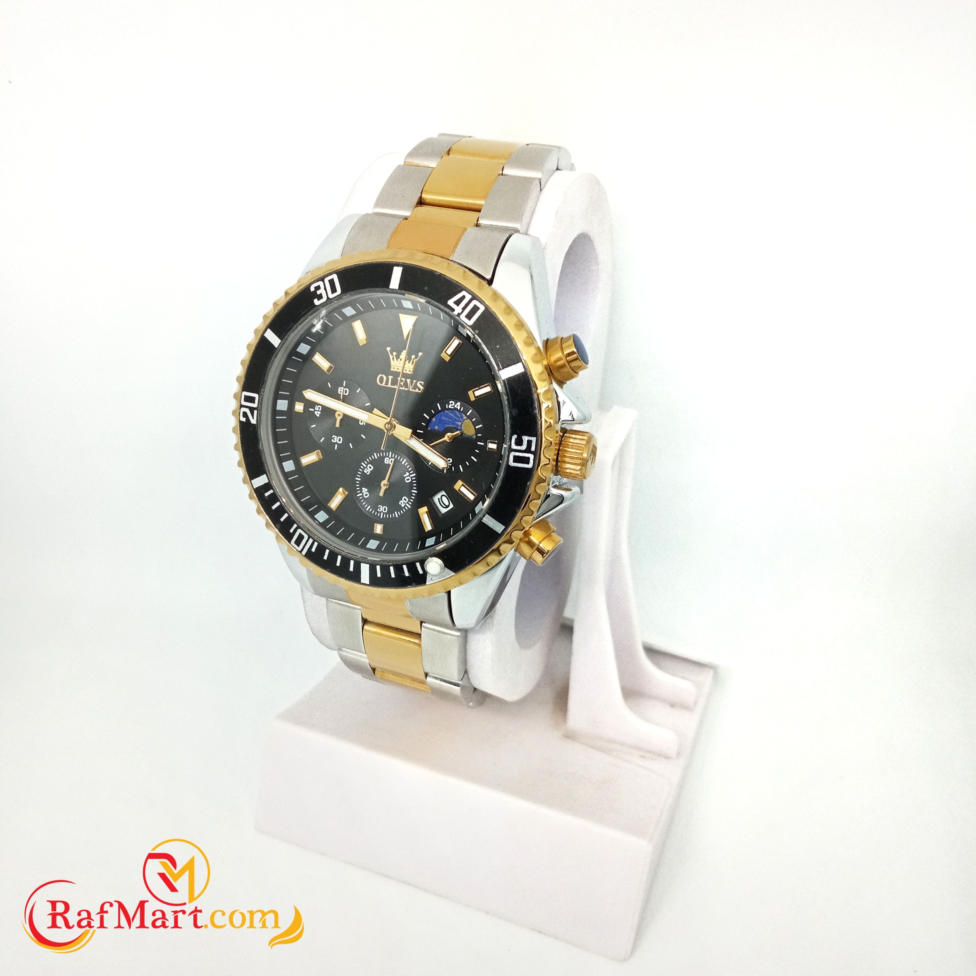 OLEVS 2870 Quartz Waterproof Stainless Steel  Mens Watch