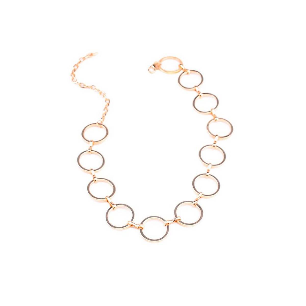 Evening Party Multiple Circle Choker Simple Necklace Jewelry