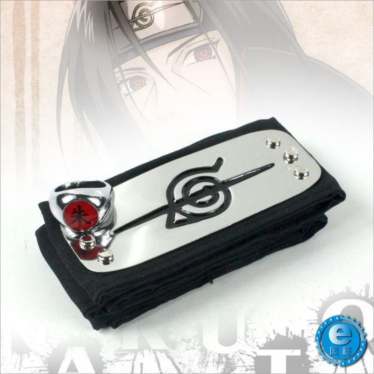 Anime Naruto Akatsuki Uchiha Itachi Cosplay Ring