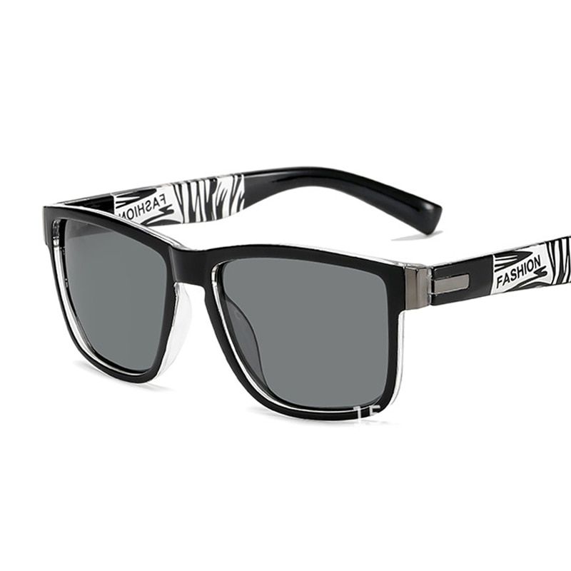 Polarized Sunglasses Men's Driving Shades Male Sun Glasses For Men Retro Luxury Women  Designer UV400 Gafas-Black Gray-other