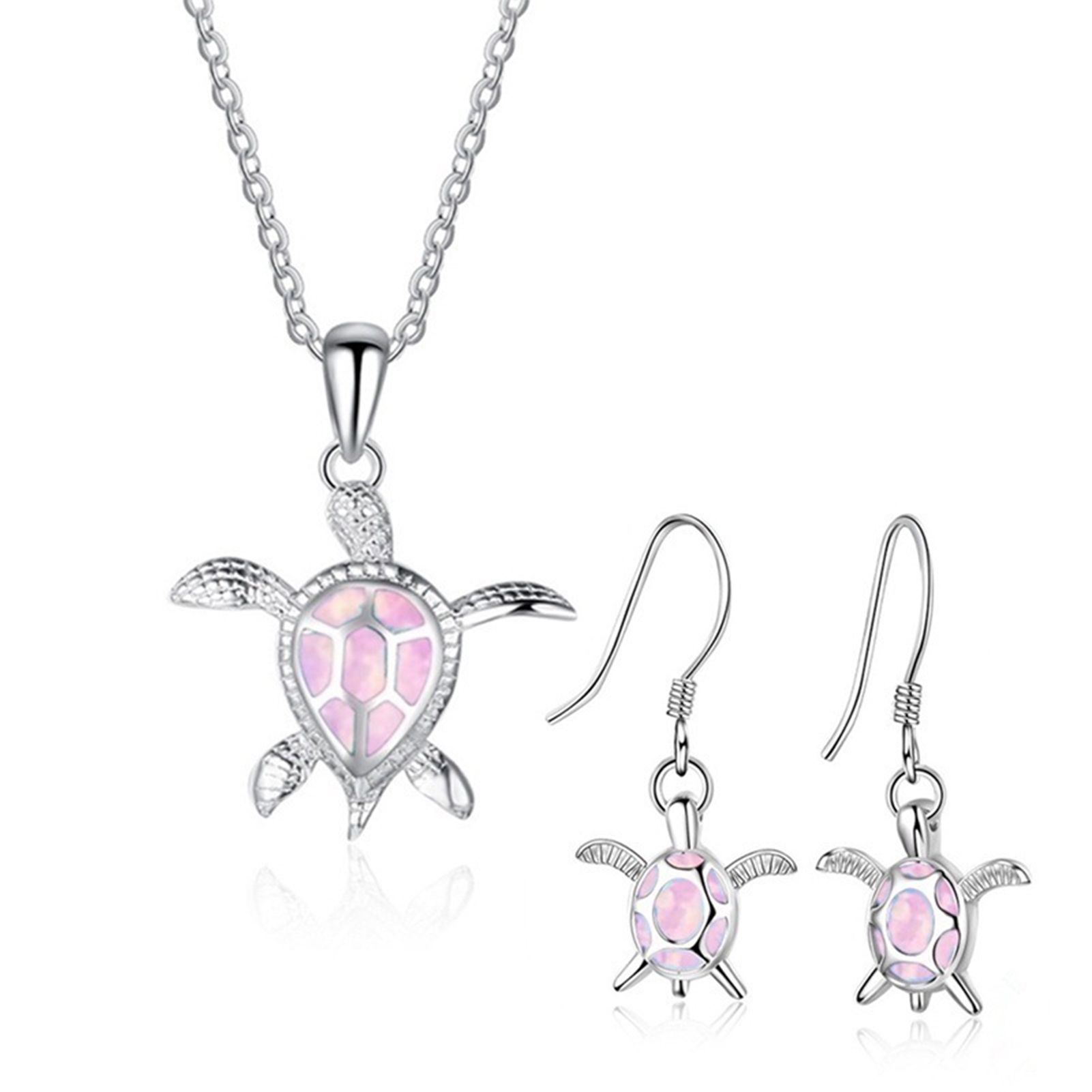 Earrings Neckle Set Friendly to Skin Good Workmanship Lady Neckle Set