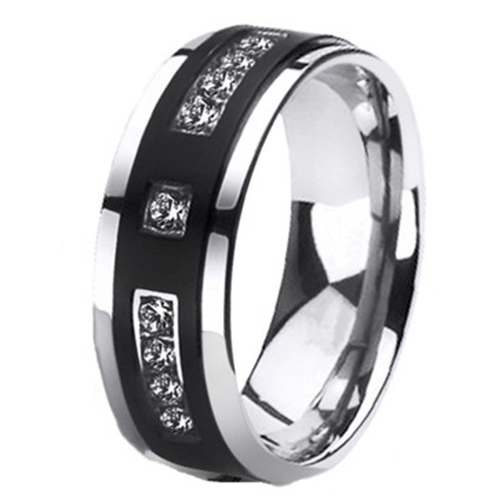 Wedding Ba Beautiful Shining Simple Wedding Engagement Rings Set