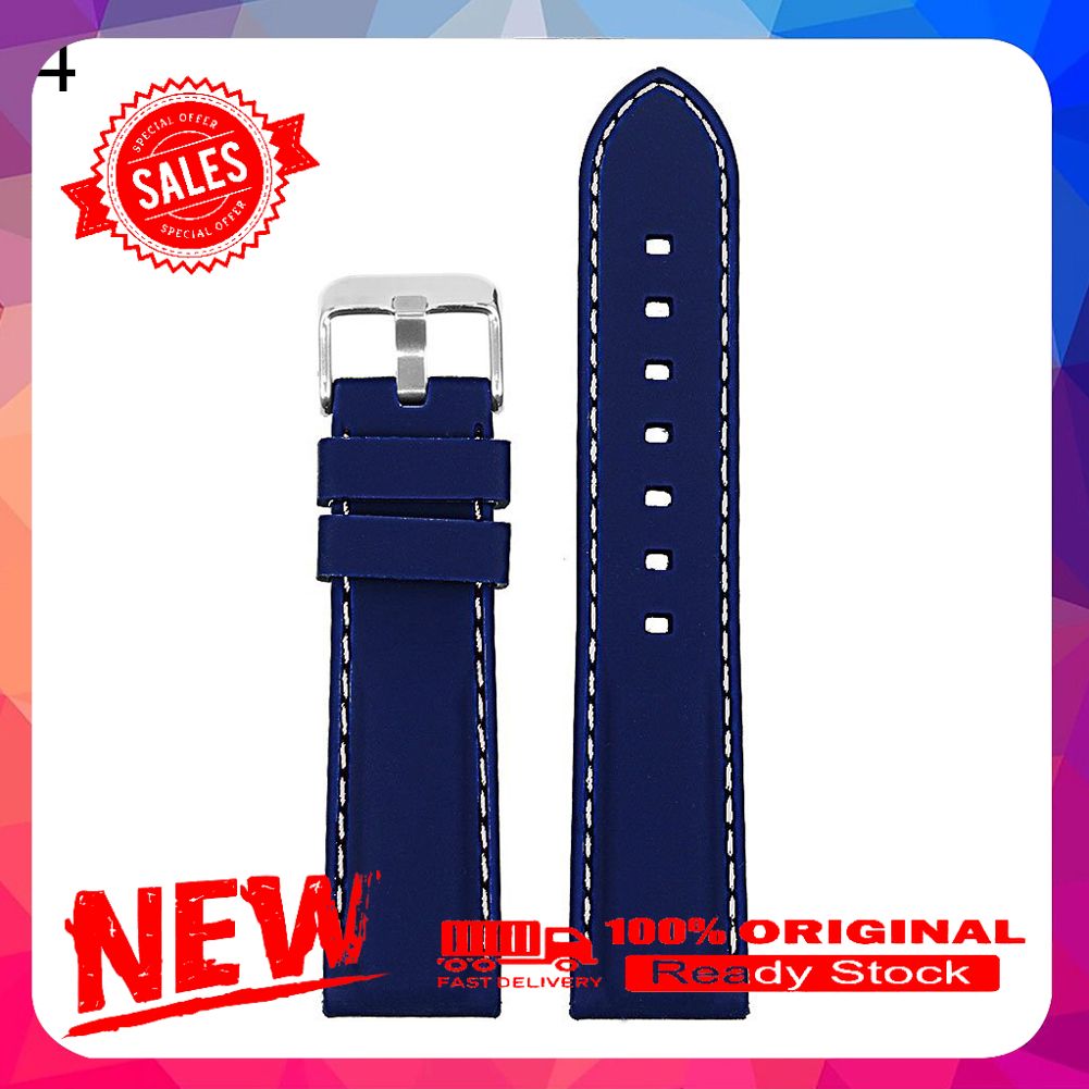 Fashion Soft Silicone Watch Strap Band Buckle Watchband Replacement Wristband