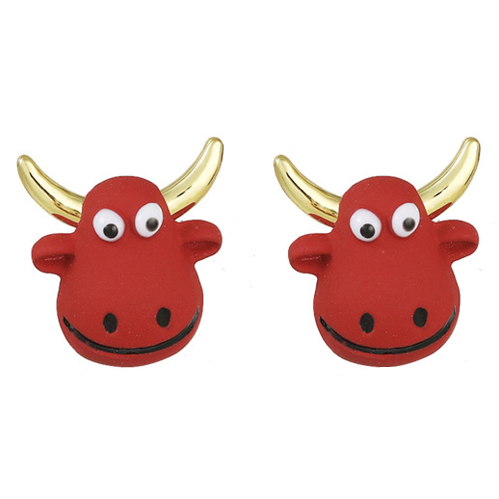 Earring 3D Creative Decoration OX Women Festival New Year Gift for Daily Life