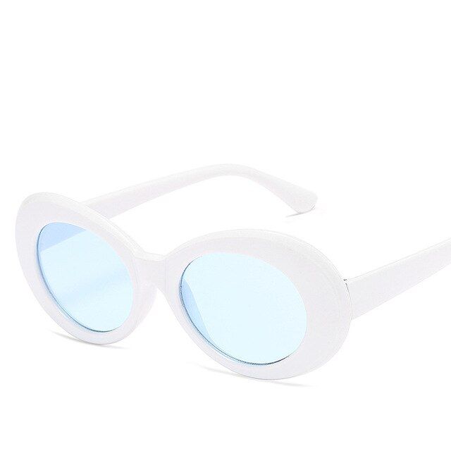 92020 Classic Clout Goggle Kurt Cobain Glasses Oval Ladies Sunglasses Vintage Retro Sun Glasses Women's UV400 Gafas De Sol