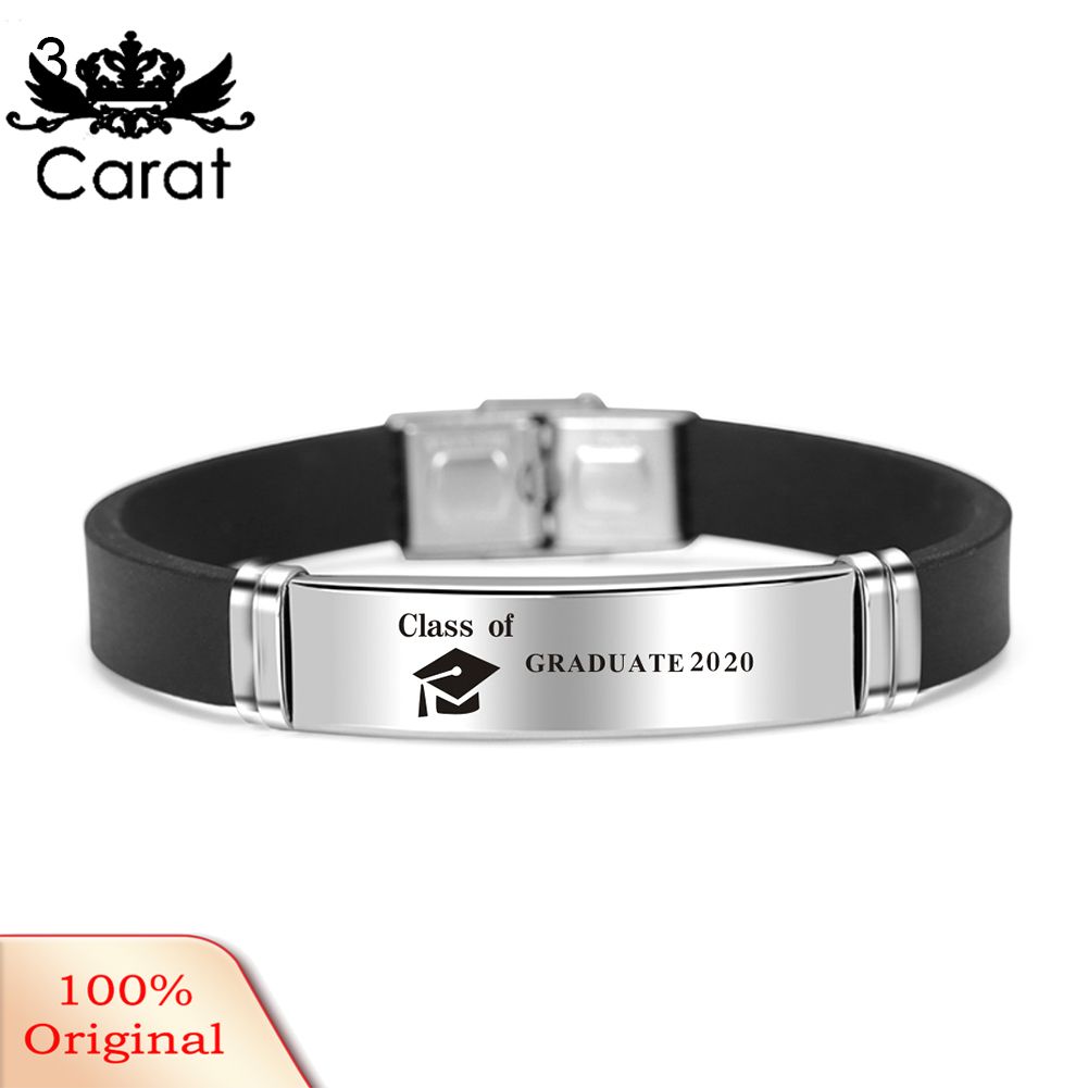 My Story is Just Beginning 2020 Graduation Silicone Band Buckle Bracelet Gift