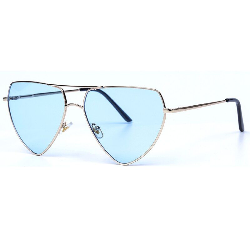 4Heart Sunglasses Women Brand Designer Eyeglasses Red Yellow Clear Lens Metal Frame Cat Eye Sun Glasses Gafas Shade UV400