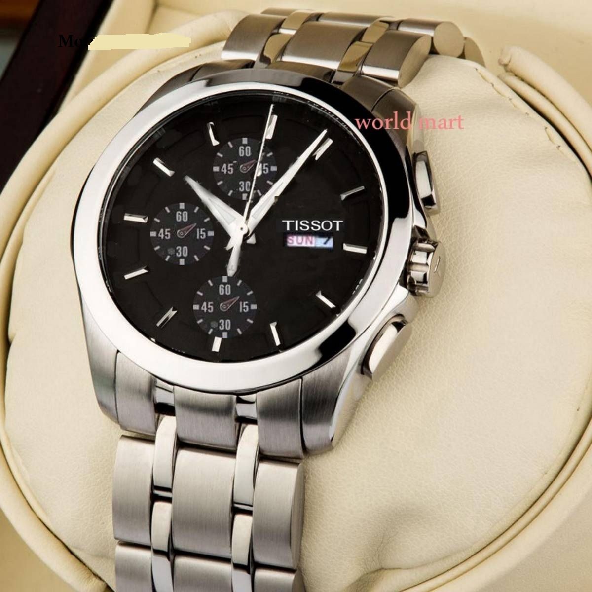 AM38 Men's Business Luxury Watch Stainless Clock Steel Male