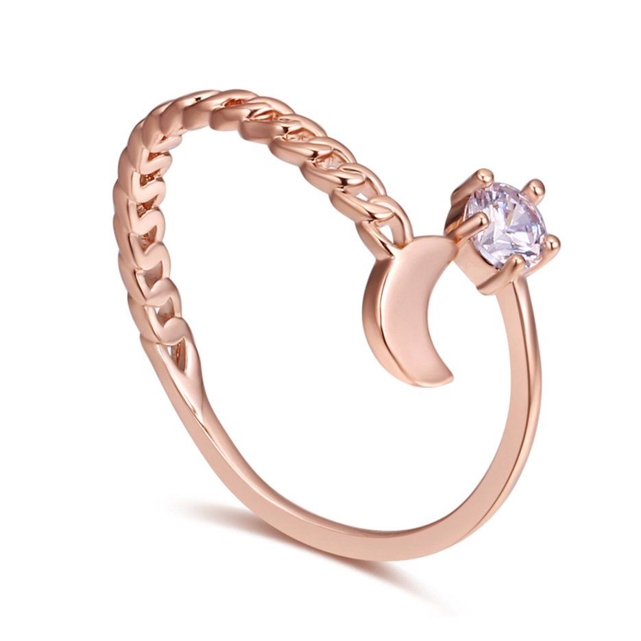 Micro-inlaid Zircon Ring Girl Jewelry Gift