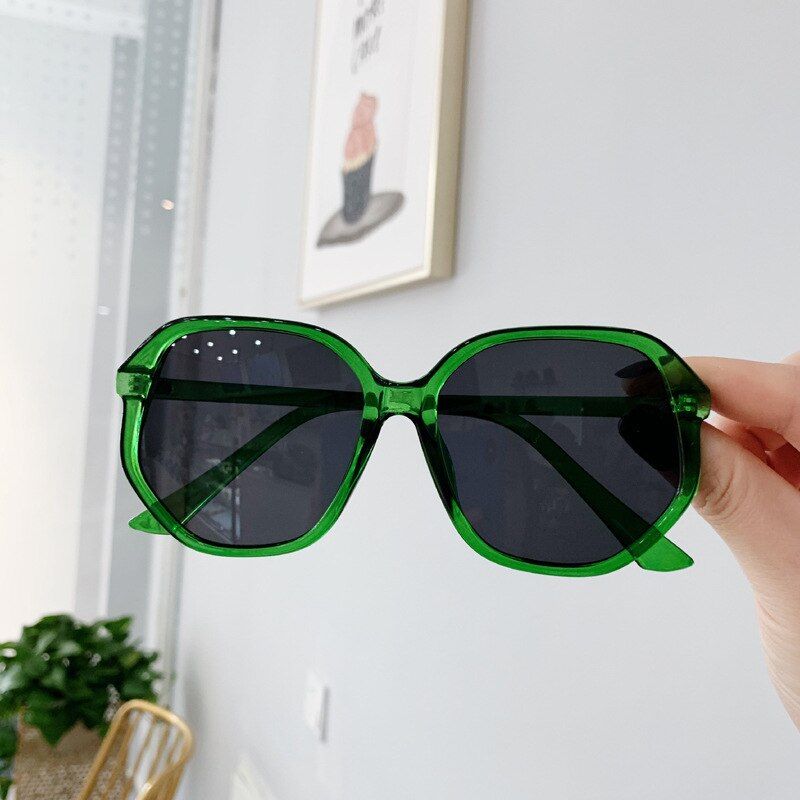 color 5VWKTUUN Sunglasses Women 2019 Square Glasses Oversized Colorful Sunglasses Irregular UV400 Shades Big Sun glasses Vintage Gafas