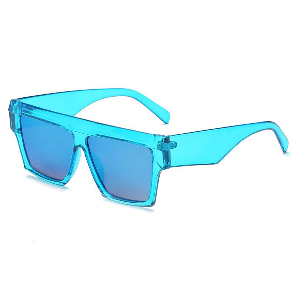 2Fashion Square Sunglasses Women Men 2018 Luxury Brand Designer Black Oversized Shades Sun Glasses Male Mirror Summer Eyewear