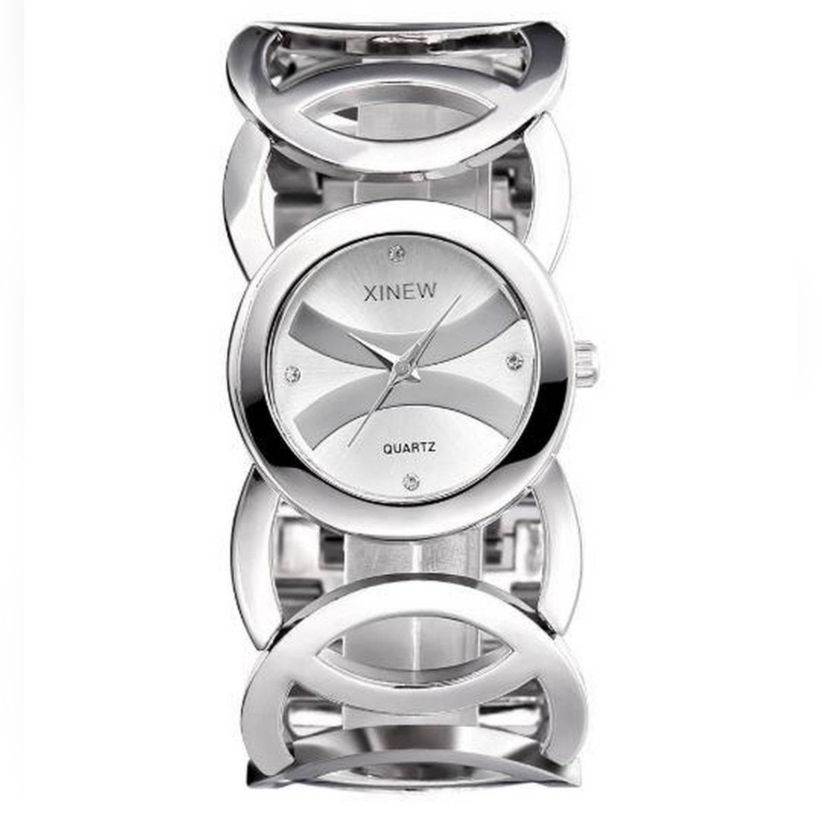 Wide strap women watches
