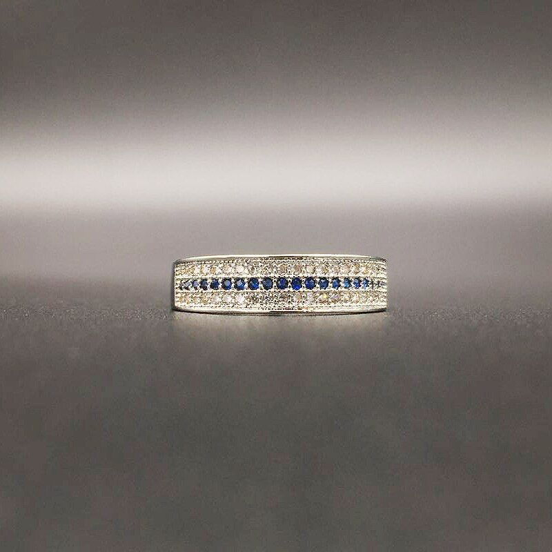 HuiSept Fashion 925 Silver Jewelry Ring Sapphire Zircon Gemstones Ornament Rings for Female Wedding Promise Party Gift Wholesale