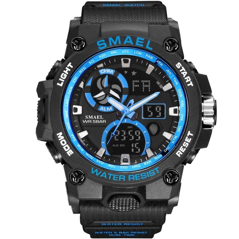 Sport Watch Men SMAEL Brand Toy Mens Watches S Shock 50m Waterproof Wristwatches 8011 Fashion Men Watches Sport