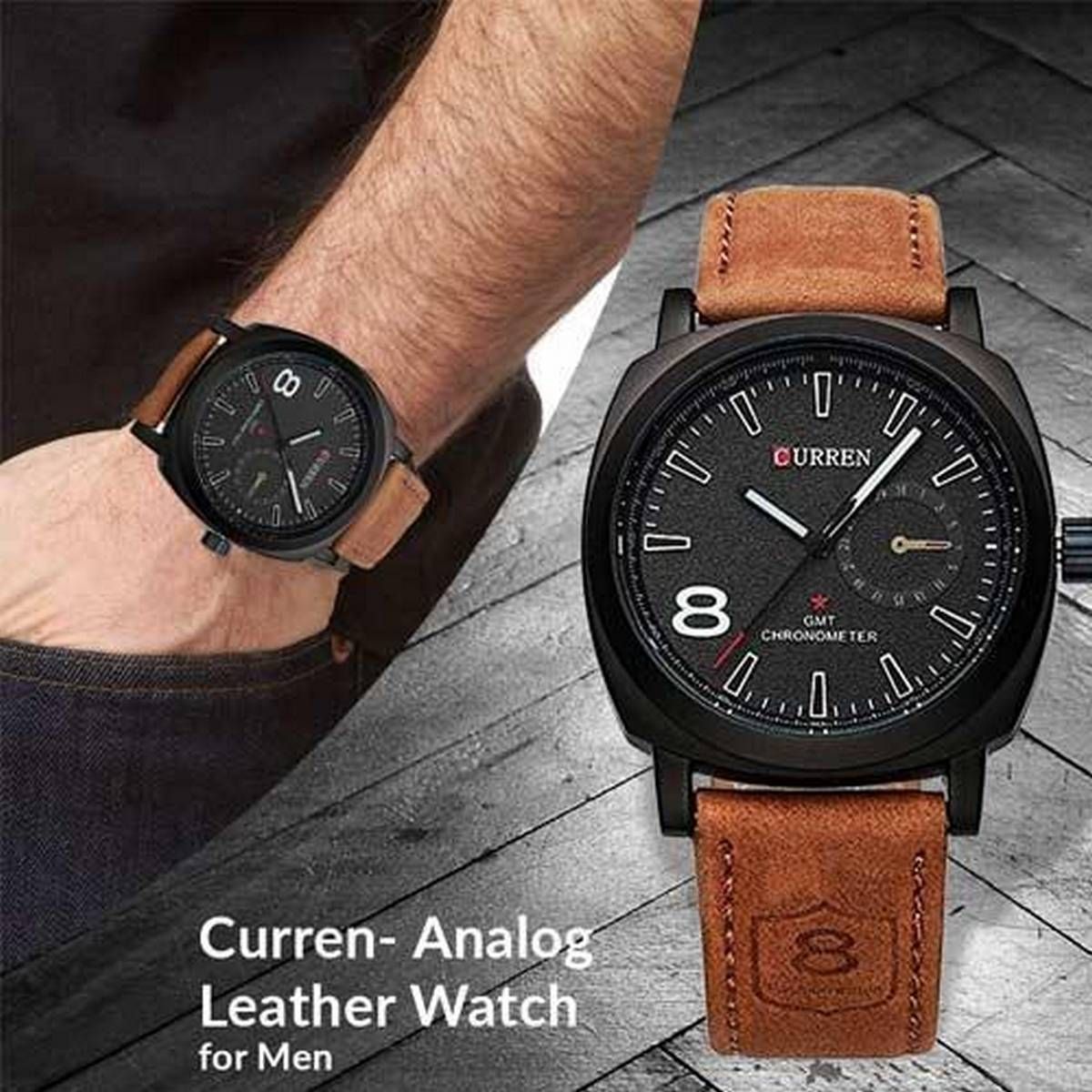 Black Color Formal Analog Watch For Men