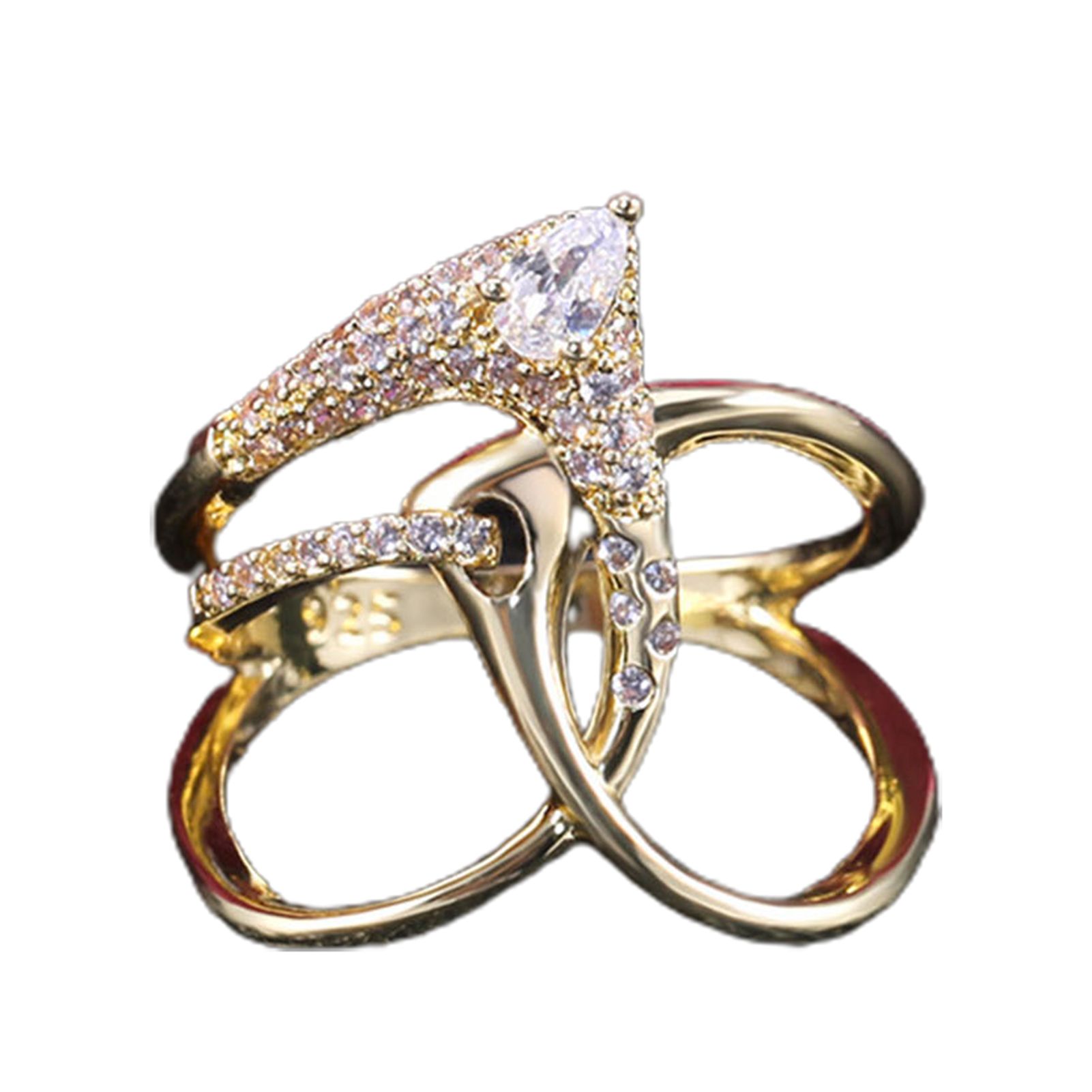 Fidget Ring Irregular Shape Creative Gorgeous Finger Ring