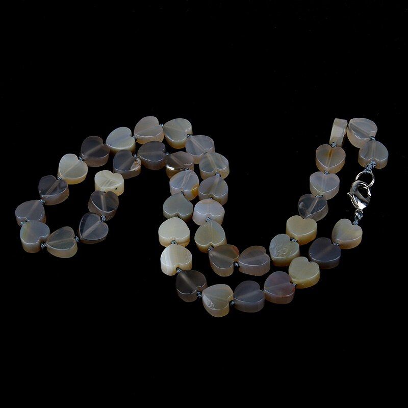 Wholesale Natural Stone Necklace Agates Necklace Quartz Stone Necklace 10x10mm 18 inches