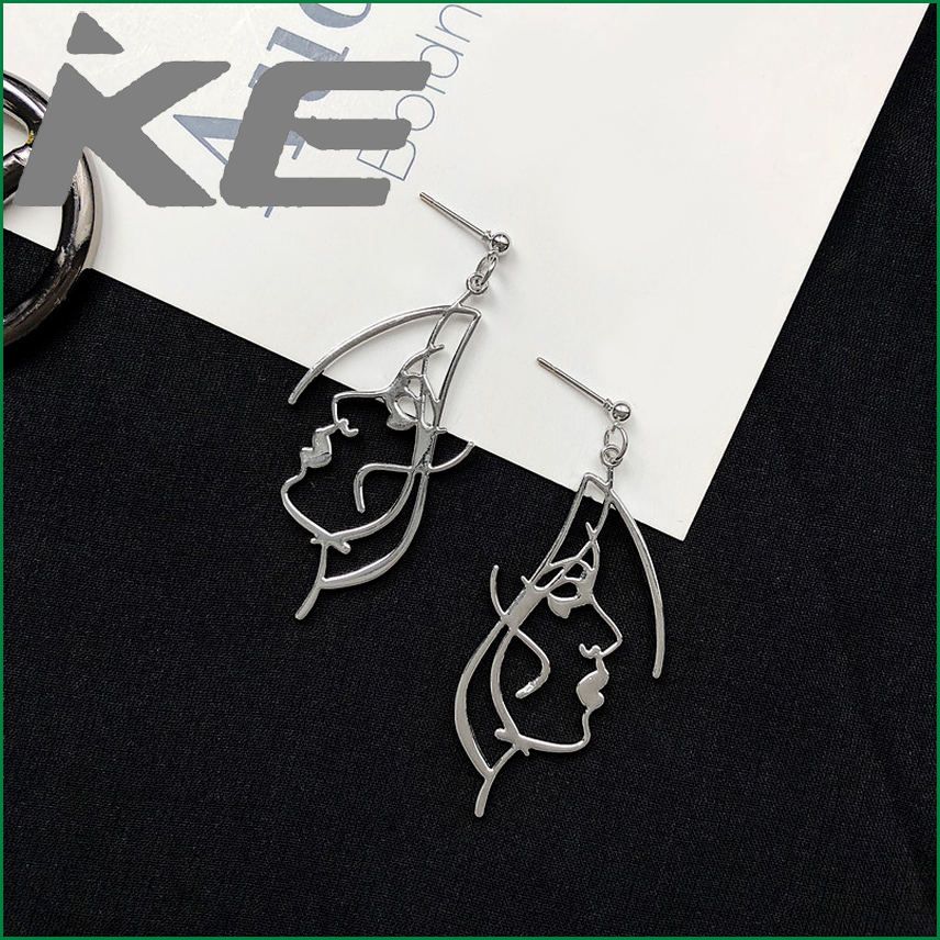 earrings personality face earrings fashion face hands for gilrs for women low price