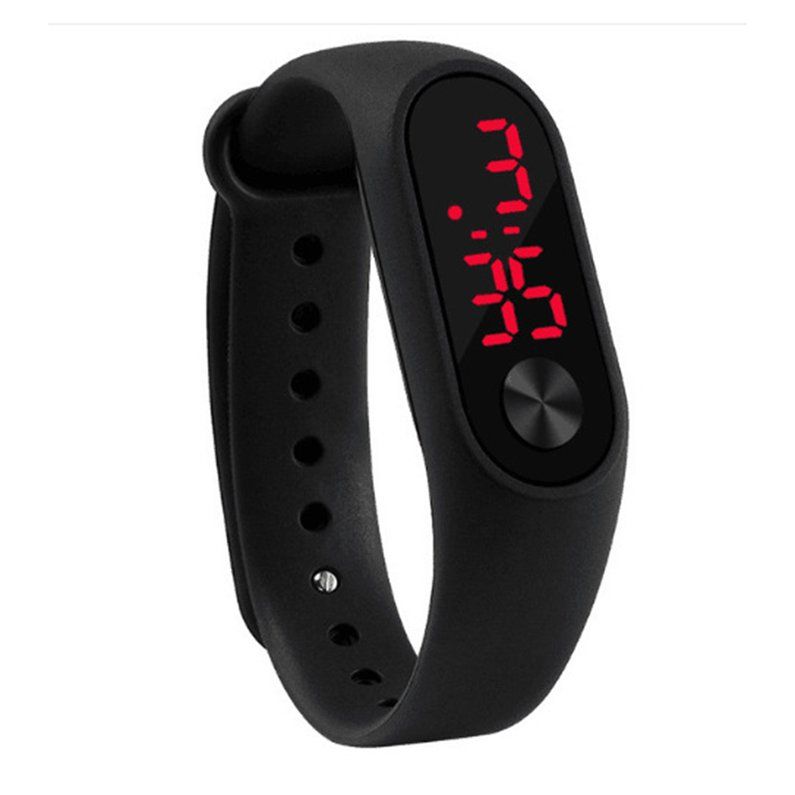 Casual Sports Bracelet Watches Digital Comfortable Silicone Wrist Watch