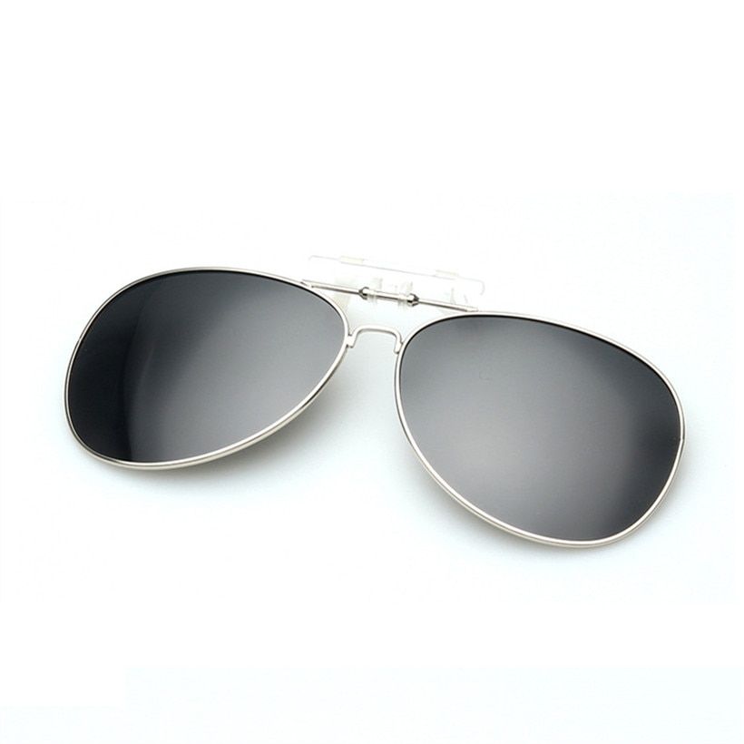 XojoX Clip on Sunglasses Polarized Men Brand Designer Pilot Sun Glasses Clip Myopia Night Driving Goggles Male Eyeglasses UV400