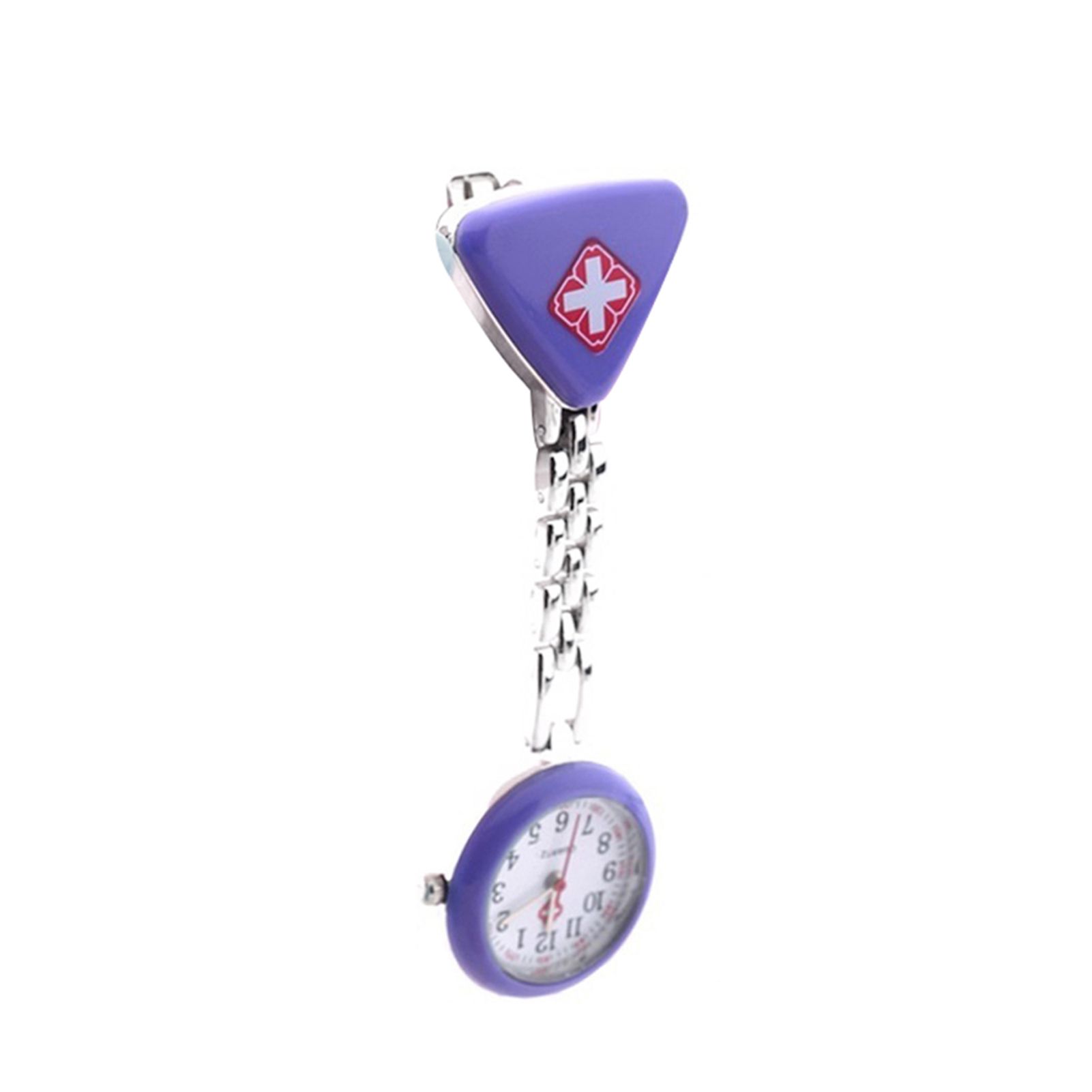 Fashion Round Triangular Nurse Doctor Watch Hanging Pocket Clip-on Pocket Watch