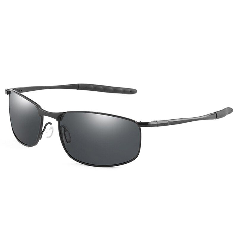 3Brand Men Polarized Sunglasses Male Metal Square Glasses Driving Sun Glasses UV400 Sunglass Shades gafas de sol