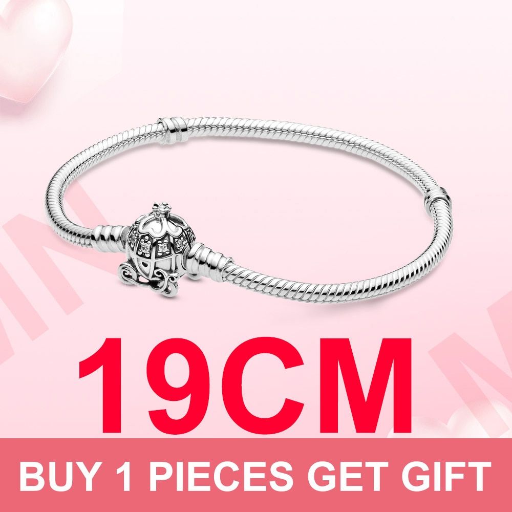 bracelet jewelry charm 3mm snake bone chain bracelet Cinderella bracelet for women diy jewelry