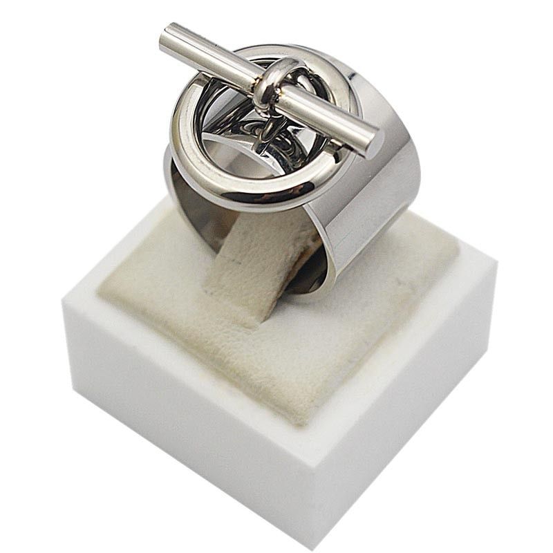 Women Fashion Jewelry Blank Tag Party Ring Silver Color Women Round Pendant Finger Ring Size 7 8 9 10 6 11