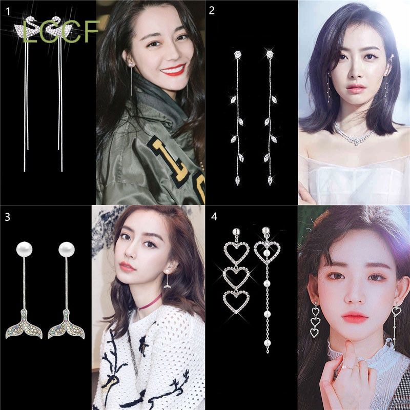 Exquisite Crystal Pearl  Earrings