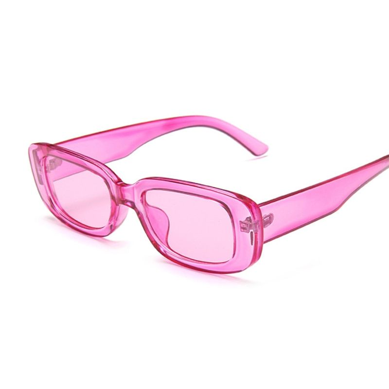 Vintage Black Square Sunglasses Women Luxury Brand Small Rectangle Sun Glasses Female Gradient Clear Mirror Oculos De Sol