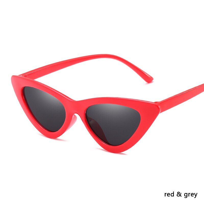 3Fashion Design Cat Eye Sunglasses Wrap Sun Glasses Women Eyewear Ladies Sunglasses Triangle Shape Glasses UV400 Glasses
