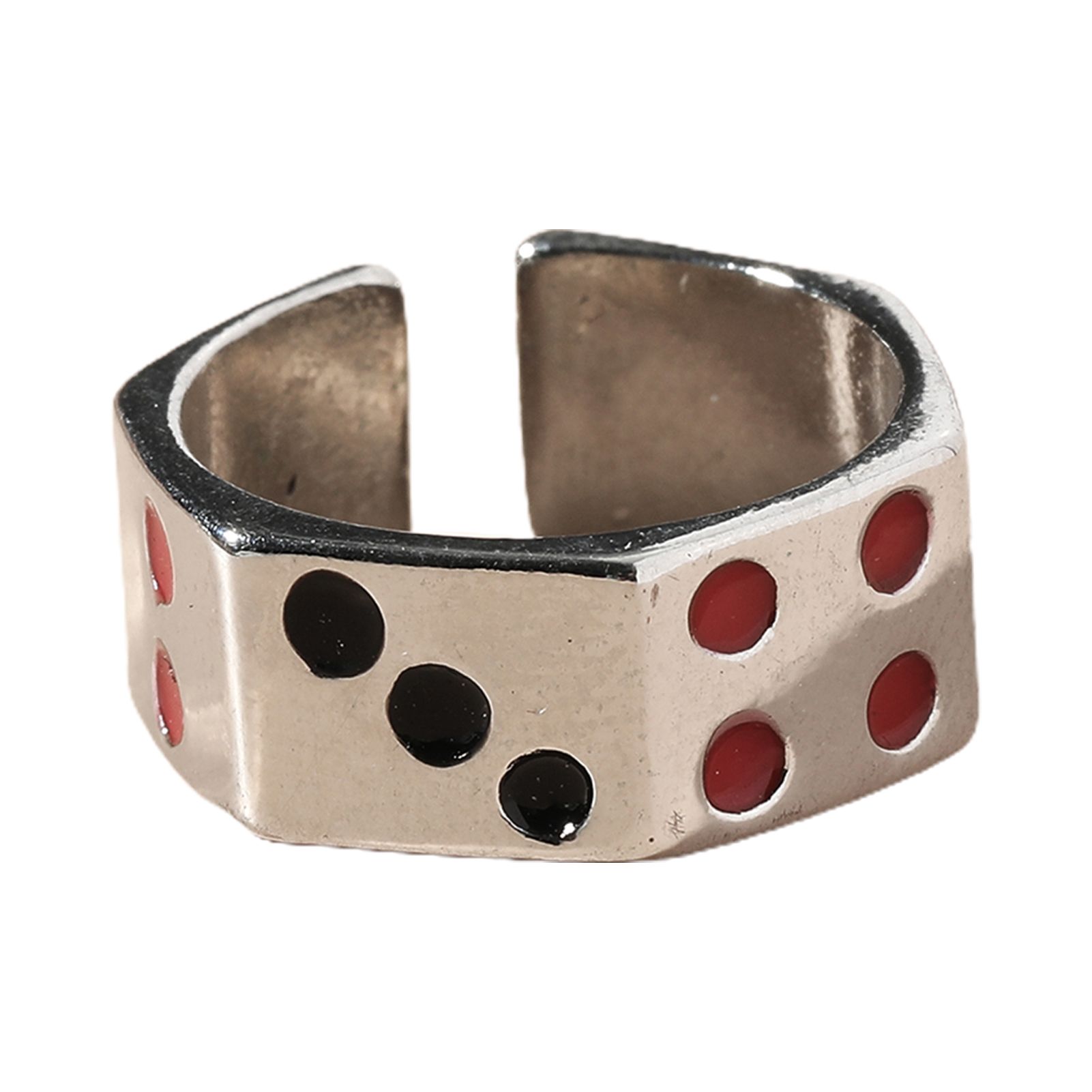 Opening Ring Exquisite Dice Opening Unisex Ring