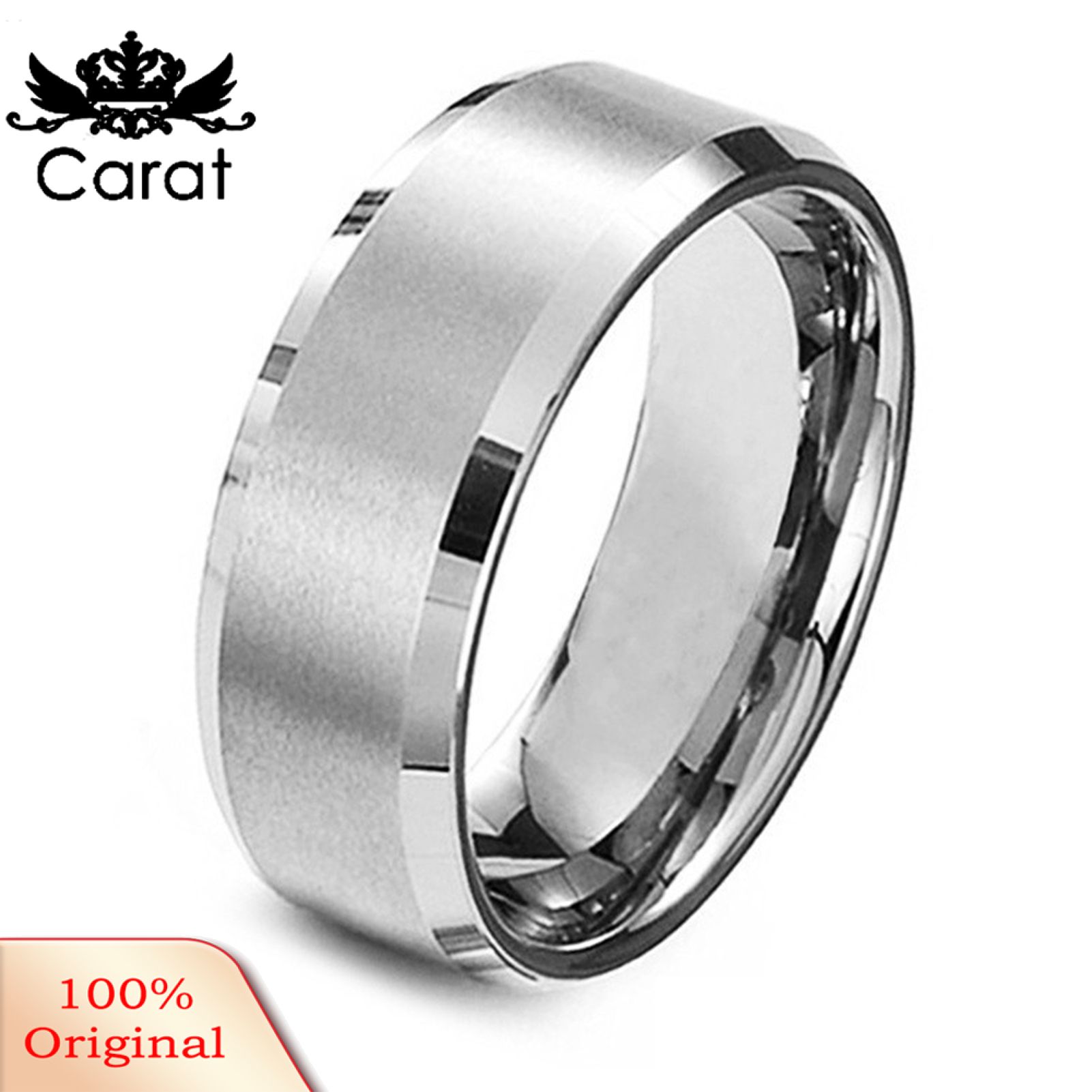Couple Ring All-matched Blinking Rhinestone Men Women Fashion Band