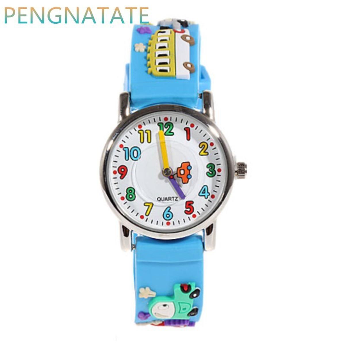 Willis 3D Football Clock Rubber Strap Quartz Primary school student Child Watch Luxury Brand Waterproof Children Clock Watches
