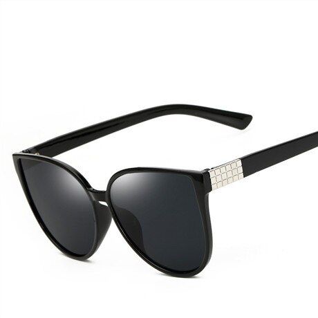 blackSunglasses Women And men Elegant Rhinestone Ladies Sun Glasses Female Sunglasses Oculos De Sol Shades With Case Uv400