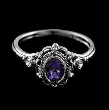 Engagement Proposal Ring Ruby Thai Silver 925 Silver Gemstone Rings Anniversary Wedding Gift