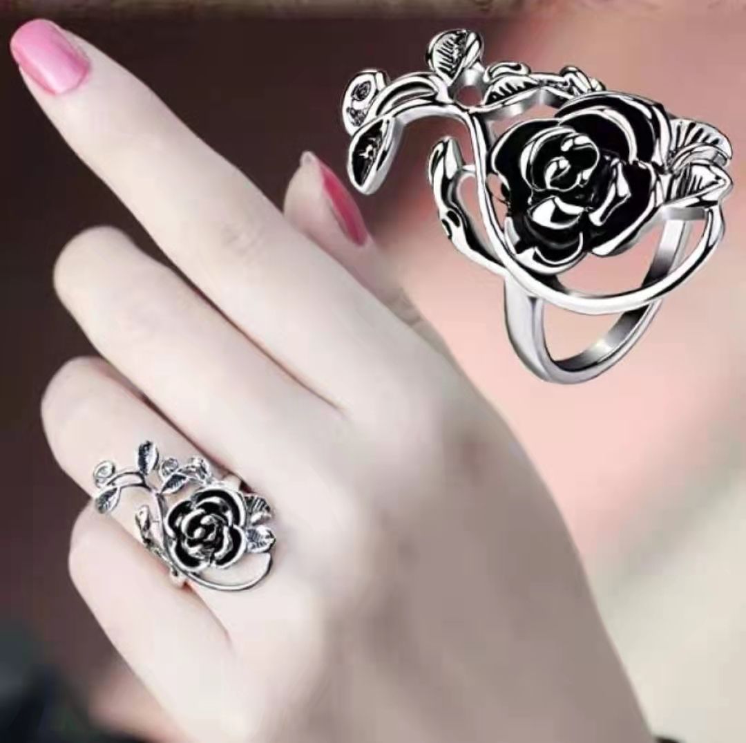 Rose Finger Ring For Female