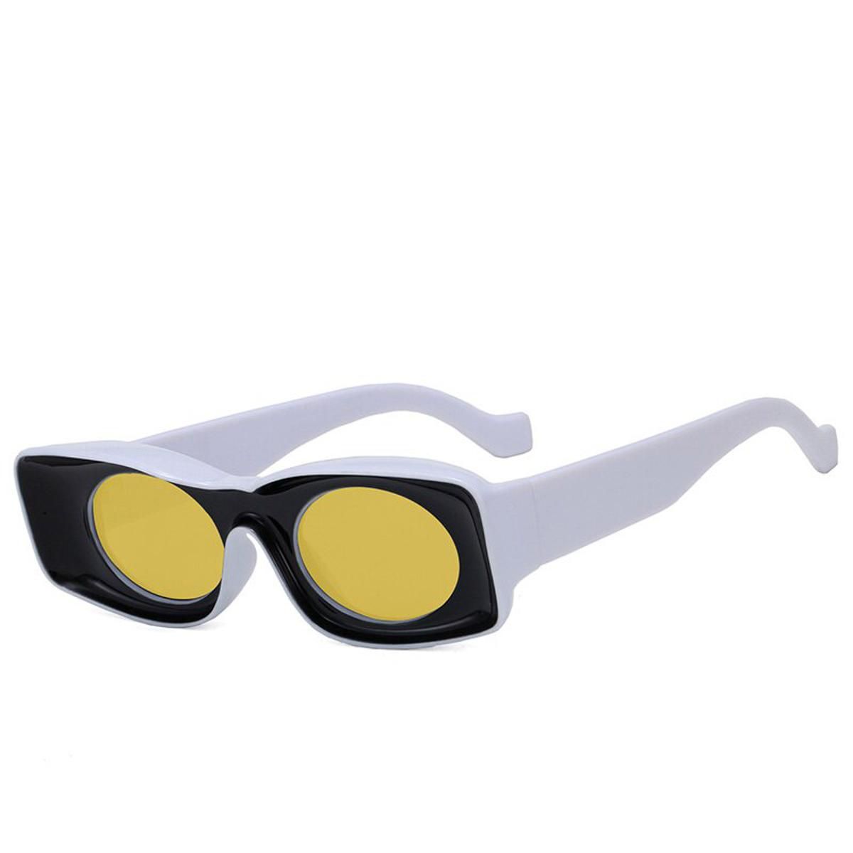 C07New personality glasses color big box sunglasses Europe and America catwalk fashion sunglasses ladies glasses UV400